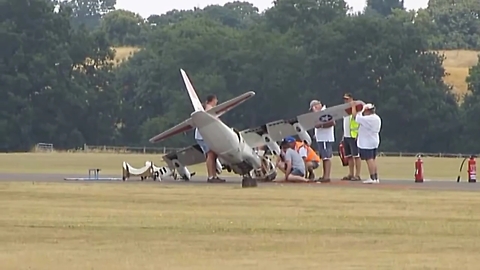 Large Model Plane Crash