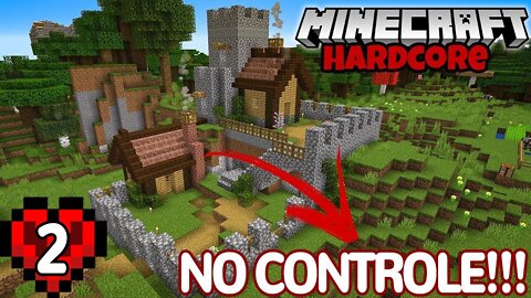 Hardcore SÓ QUE NO CONTROLE! Minecraft Xbox One Edition #2