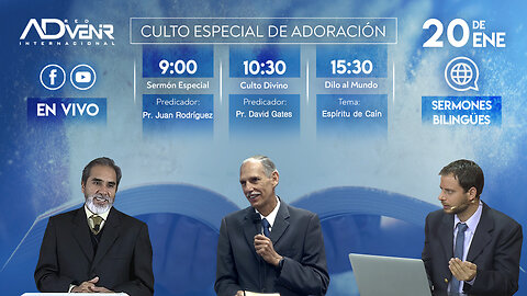 Culto Sábado Especial 20 Enero 2024 - Pr. Juan Rodriguez y Pr. David Gates