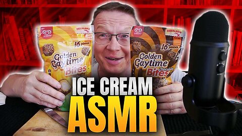 Ice Cream Mukbang ASMR, ASMR Ice Cream Eating Show With Famous Australian Golden Gaytime Ice Cream