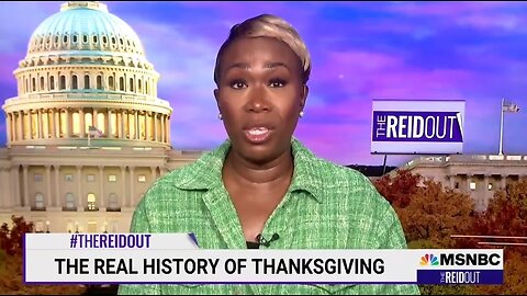 MSNBC's Joy Reid Is Triggered By Thanksgiving