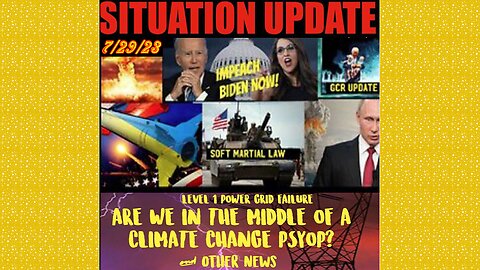 SITUATION UPDATE 7/29/23 - Banks Freezing Accts, Las Vegas Underground Society, Lockdowns?