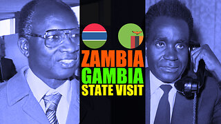 Gambian Prime Minister Sir Dawda Kairaba Jawara; On A State Visit To Zambia - August 1969