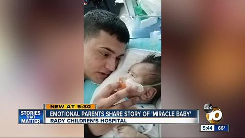 Parents share story of miracle baby