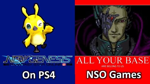 Genesis Games on NSO, Bandai Namco Aces, PSO2:NGS on PS4