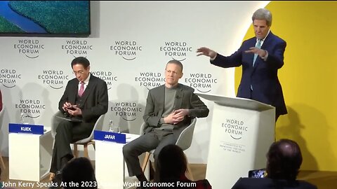 World Economic Forum 2023 Meeting | "It's Pretty Extraordinary That a Select Group of Human Beings Are Able to Actually Talk About Saving the Planet. It's Almost Extraterrestrial." - John Kerry