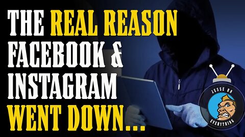 *BREAKING* Facebook & Instagram - The REAL REASON Their OUTAGE is a CONSPIRACY