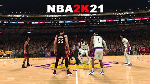 NBA 2K21: Miami Heat Vs Los Angeles Lakers (PC) [1080p60FPS]