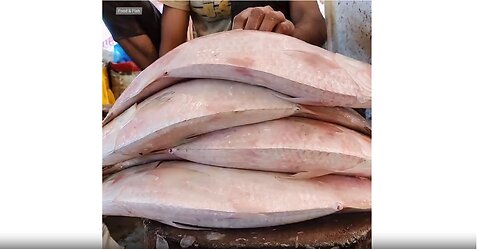 Hilsa Fish Cutting Skills Fish Market Delicious Padma Ilish Fish Cutting By Expert