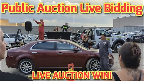 Clean Malibu, Cheap Trucks, Public Auction Live with Live Bidding