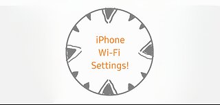 iPhone Wi-Fi settings