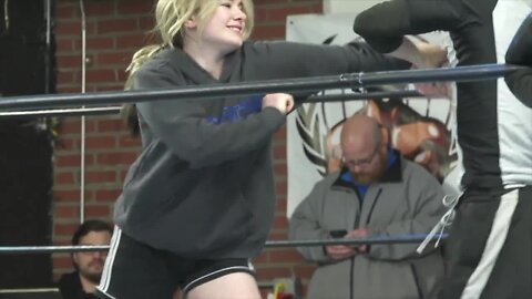 20-year-old Haley Dylan is following her dream to be a wrestler