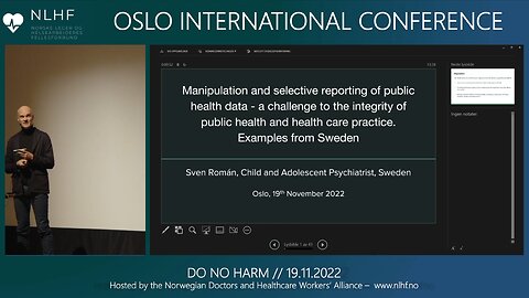 Sweden - Dr. Sven Roman: Manipulation and selective reporting of public health data