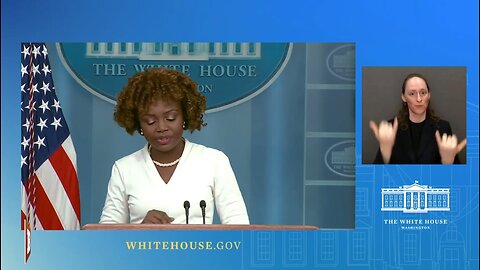 White House Press Secretary Karine Jean-Pierre briefing reporters & taking questions...