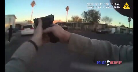 Suspect Shoots At Cop As He Runs Away (OIS)