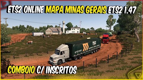 ETS2 1.47 MULTIPLAYER MAPA MINAS GERAIS COMBOIO EURO TRUCK SIMULATOR 2 1.47