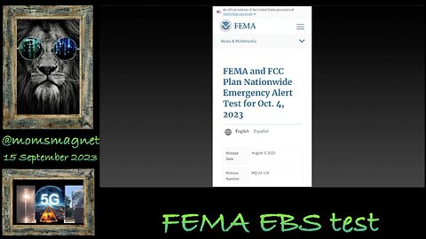 FEMA EBS test