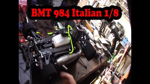 BMT 984 Italian made 1/8 on-road nitro RC build with Michael Salven Nova SX21 EV4 Serpent 989