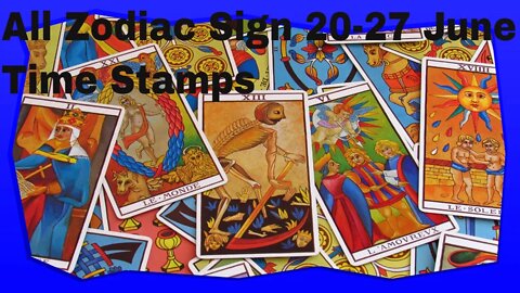 - TAROT READINGS 2021 - Chantel@Tarot Dreams 88 Weekly All Zodiac Signs 20th -27th June 2021