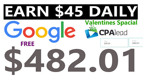 CPA Marketing - Earn $45 daily Working method (FREE)