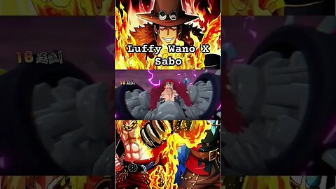 Luffy And Sabo , Hiken And Red Hawk Luffy Snackman Badas #onepiece #gaming