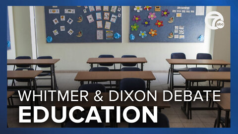 Gretchen Whitmer & Tudor Dixon debate public education in Michigan