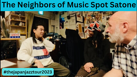 The Neighbors of Music Spot Satone in Osaka, Japan