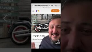 Harley velha de 100 mil não dá papai