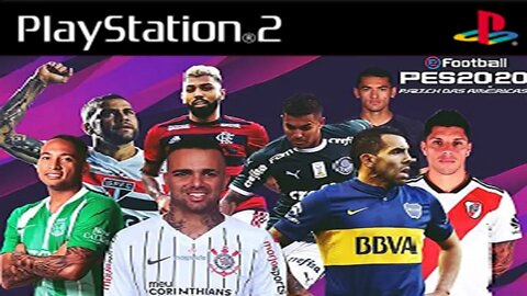 PES 2020 PS2 AMÉRICAS 100% ATUALIZADO