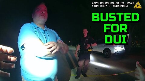 Busted for DUI - Palm Beach Gardens, Florida - March 9, 2023