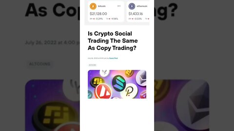 Is Crypto Social Trading The Same As Copy Trading? #cryptomash @Hashoshi4 @Finematics @AnthonyEdward