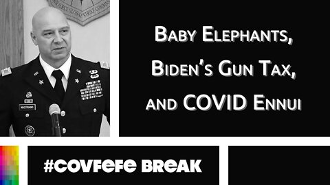 [#Covfefe Break] Baby Elephants, Biden's Gun Tax, and COVID Ennui