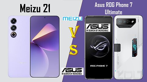 Meizu 21 VS Asus ROG Phone 7 Ultimate | Full comparison | @technoideas360
