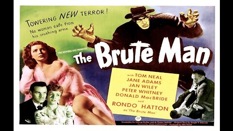 THE BRUTE MAN 1946 House of Horrors Prequel explains creation of The Creeper Trailer (Movie in HD)