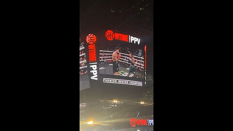 Crowd reaction to Ryan Garcia 1st knockdown vs Gervonta Davis