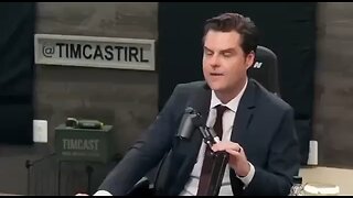 Matt Gaetz- “I believe the only way Steve Bannon does not go to jail is if there is a vote taken by