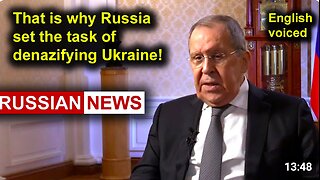 Ukraine is the most striking manifestation of the revival of Nazism! Lavrov, Russia
