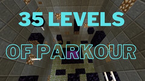 Minecraft 35 Levels of Parkour Map
