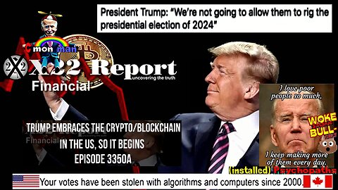 Ep 3350a - Trump Embraces The Crypto/Blockchain In The US, So It Begins