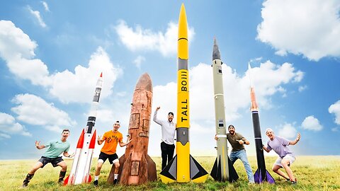 Model Rocket Battle 3 | Dude Perfect