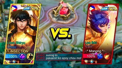 iNSECTiON CHOU VS TOP 1 SUPREME SAINT SEIYA VALIR! | who win?