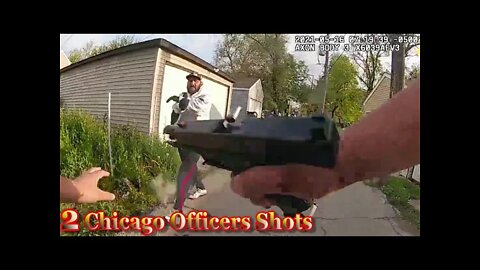 Body Cam: 2 Chicago Officers Shots At Close Range. Officer Involved Shooting - May 16, 2021