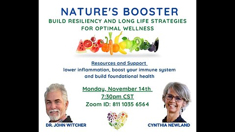 Nature's Booster. with Dr. John Witcher