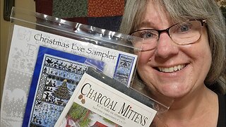 October 2023 cross stitching and haul. The Vintage Stitcher 😍 #crossstitch #autumn #ffo