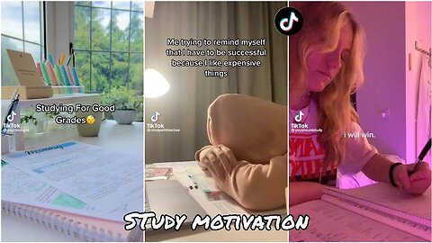 Study motivation🥂🎐 - Tiktok compilation