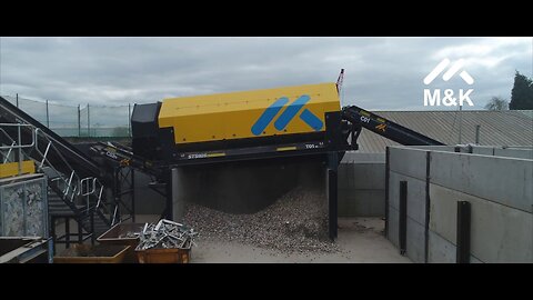 Waste Recycling System Trommel Picking Station