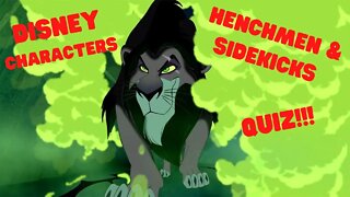 Disney Sidekicks & Henchman Questions Disney Trivia Disney Villains Movie Quiz Challenge
