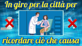 A Milano gira un camion pubblicitario con l'elenco degli effetti...