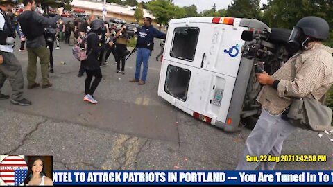 ANTIFA Attacks Protesters In Portland - PART 6