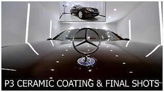 20yr old Mercedes S500 Full High End Detail! P3- Ceramic Coating & Final Shots! (Vlog 29.3)